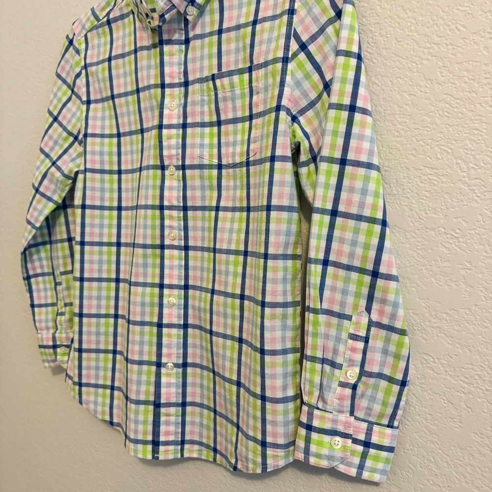 Wonder Nation Long Sleeve Button Down
Plaid Shirt. Size L (10/12) - Picture 4 of 8